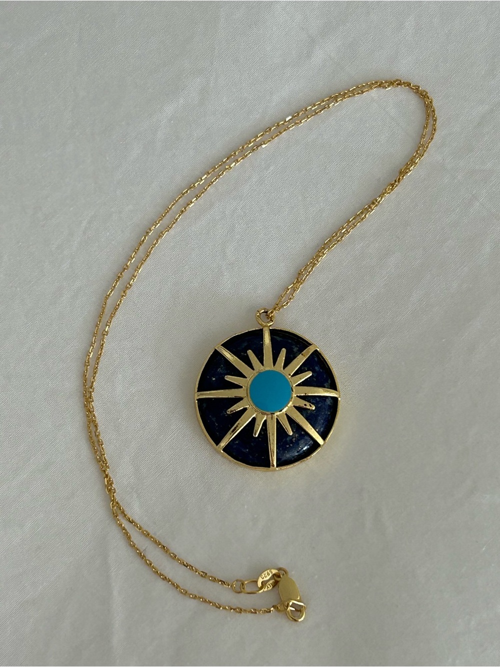 Beautiful vintage sunburst necklace